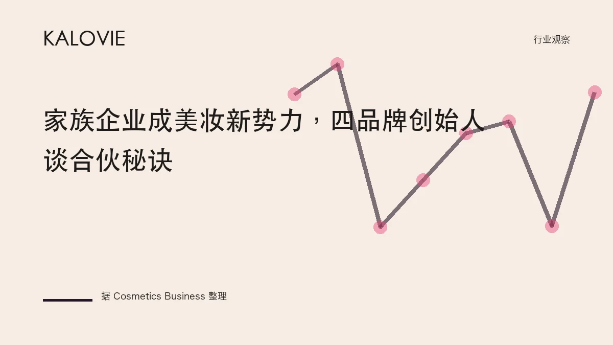 家族企业成美妆新势力，四品牌创始人谈合伙秘诀
