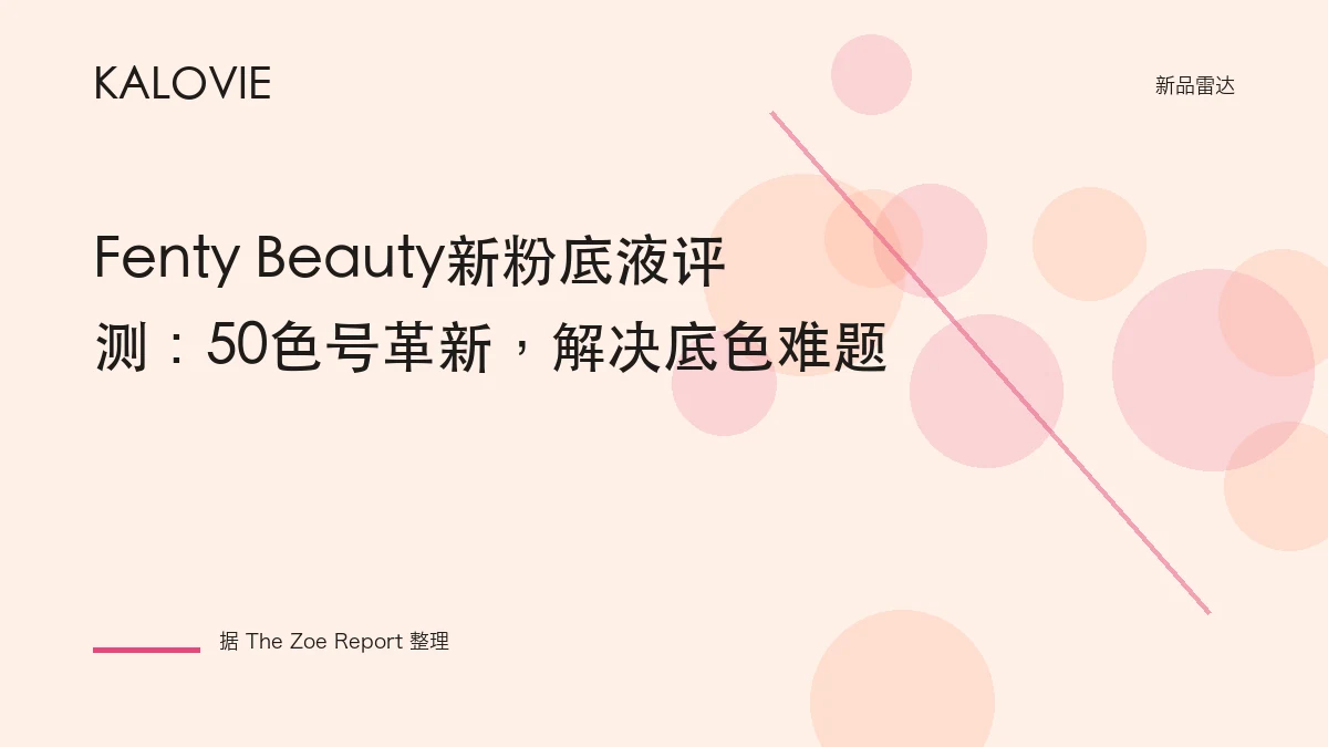 Fenty Beauty新粉底液评测：50色号革新，解决底色难题