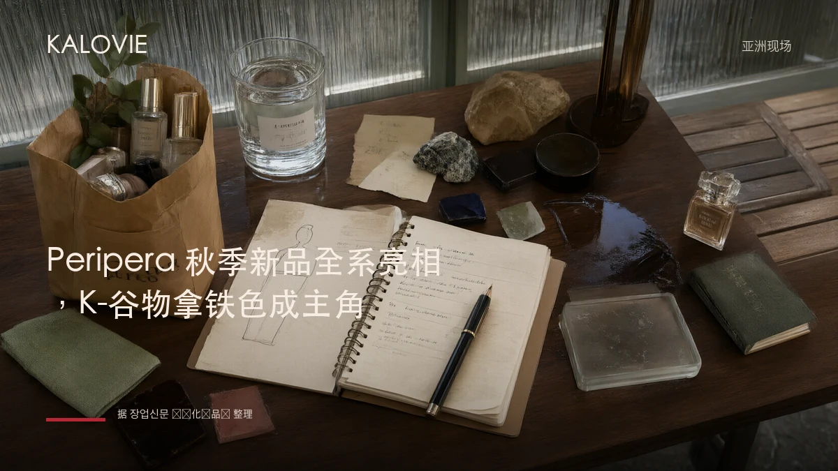 Peripera 秋季新品全系亮相，K-谷物拿铁色成主角