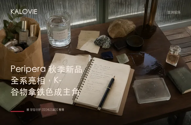 Peripera 秋季新品全系亮相，K-谷物拿铁色成主角