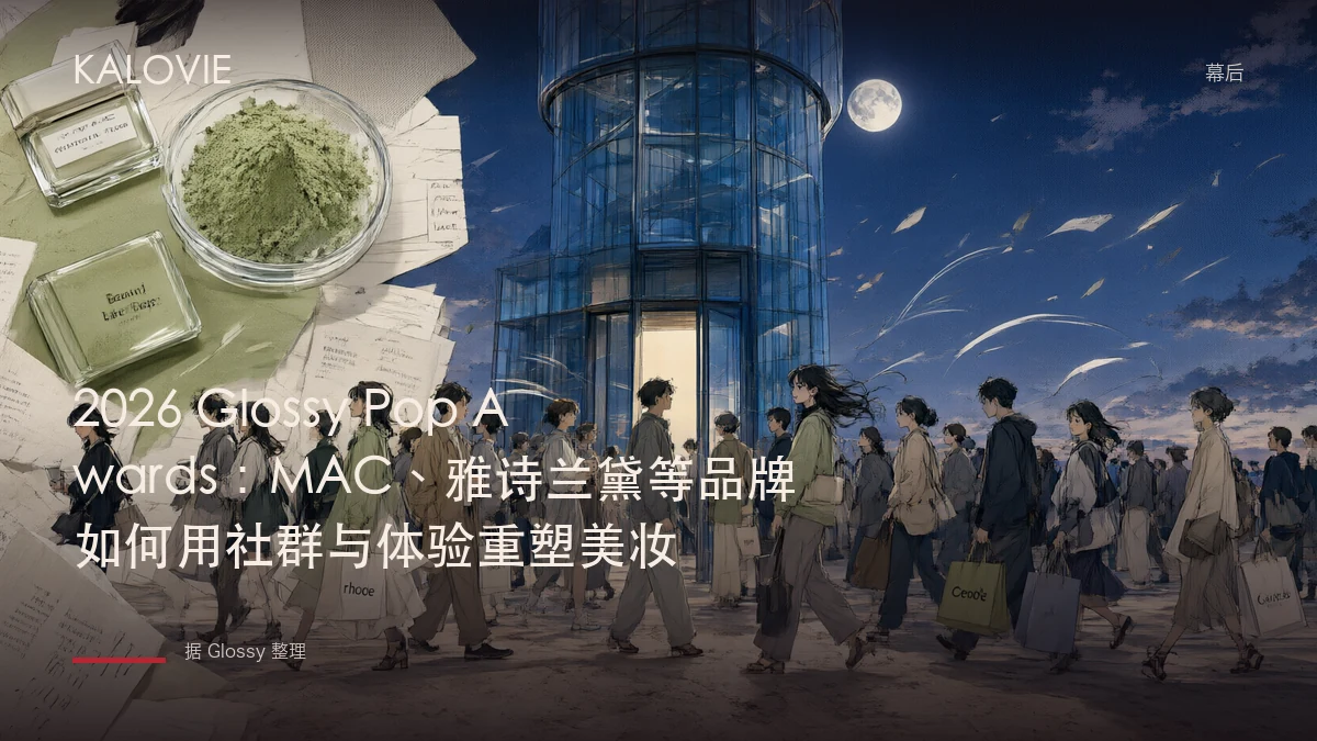 2026 Glossy Pop Awards：MAC、雅诗兰黛等品牌如何用社群与体验重塑美妆