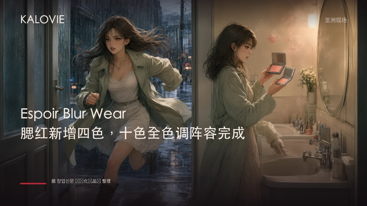 Espoir Blur Wear 腮红新增四色，十色全色调阵容完成