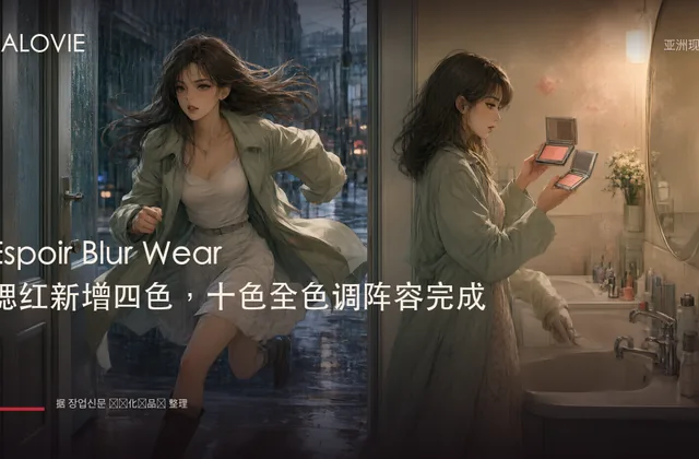 Espoir Blur Wear 腮红新增四色，十色全色调阵容完成