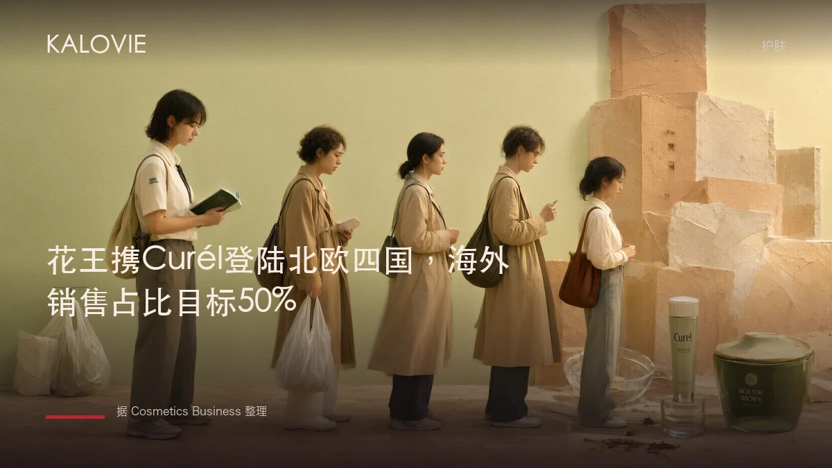 花王携Curél登陆北欧四国，海外销售占比目标50%