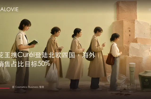 花王携Curél登陆北欧四国，海外销售占比目标50%
