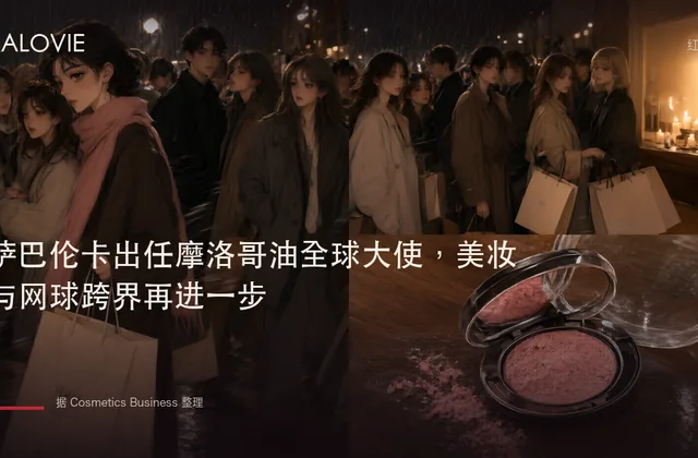 萨巴伦卡出任摩洛哥油全球大使，美妆与网球跨界再进一步