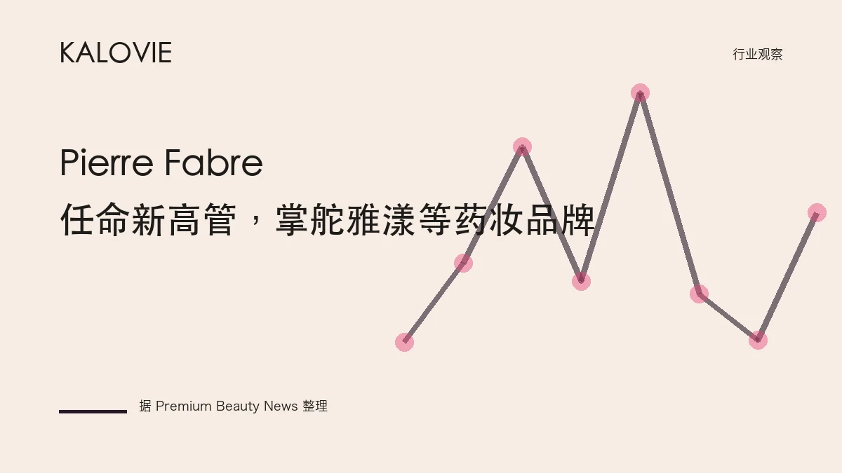 Pierre Fabre 任命新高管，掌舵雅漾等药妆品牌