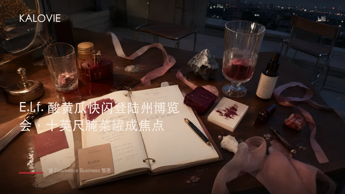 E.l.f. 酸黄瓜快闪登陆州博览会，十英尺腌菜罐成焦点