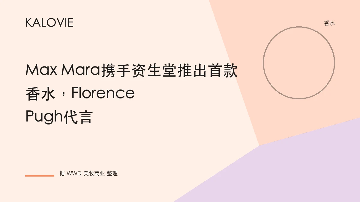 Max Mara携手资生堂推出首款香水，Florence Pugh代言