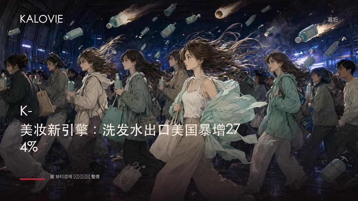K-美妆新引擎：洗发水出口美国暴增274%