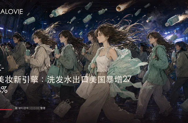 K-美妆新引擎：洗发水出口美国暴增274%