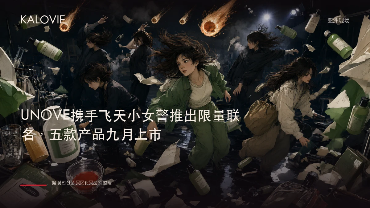 UNOVE携手飞天小女警推出限量联名，五款产品九月上市