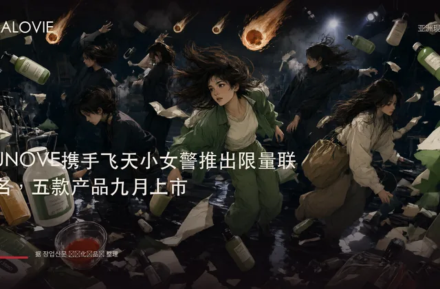 UNOVE携手飞天小女警推出限量联名，五款产品九月上市